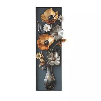 Наклейки на стену в виде цветочной вазы 3D винтажная цветочная наклейка на стену самоклеящаяся водонепроницаемая наклейка на стену для гостиной спальни дивана фон A