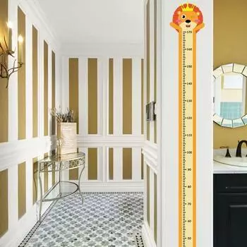 Наклейки на стены детской комнаты, наклейки на стену для измерения высоты, наклейки на стену, детская линейка высоты monkey
