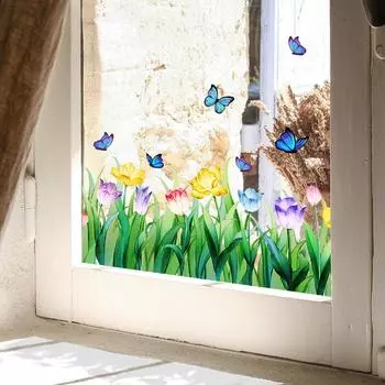 Наклейки на стены ванной комнаты, наклейки на двери, украшение для дома, наклейки на стену, самоклеящиеся разноцветный