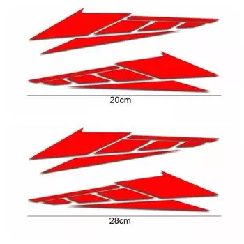 Наклейки на заднюю часть мотоцикла, крутые наклейки на мотоцикл, устойчивые к царапинам, водонепроницаемые Pegatinas Moto для Yamaha Vespa Suzuki Honda Ktm Bmw 28cm синий