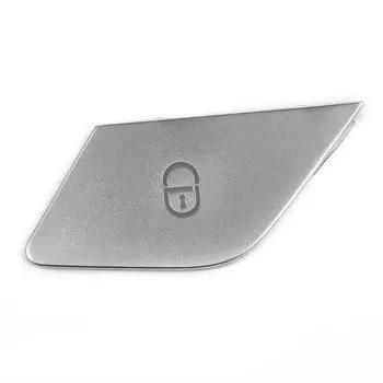 Наклейки-наклейки 2 шт. Наклейка на кнопку GLC LHD Левый руль Серебряный W205 Автомобильный интерьер Переключатель замка двери автомобиля CHINA