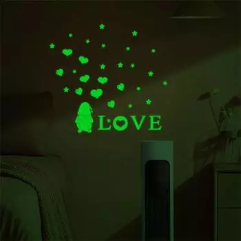 Наклейки Наклейки на окна торгового центра Наклейки на комнату ко Дню святого Валентина Наклейки на стену Набор украшений One Size