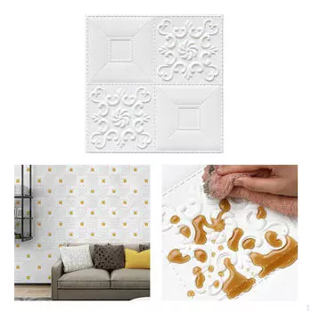 Наклейки Обои Керамическая Плитка Стеновые Панели White Purple