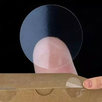 Наклейки Orirya Водонепроницаемые прозрачные наклейки Подарочные наклейки Круглые наклейки 30 мм 38 мм 50 мм Письма Конверты Упаковка Офисные принадлежности Запечатывание