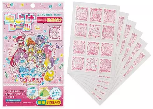 Наклейки от насекомых Skater 72 шт. xx Tropical PreCure Сделано в Японии 11,4 19,5 0,4 см MYP5-A