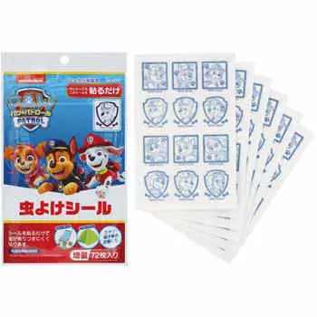 наклейки от насекомых скейтер 72 шт 11,4 x 19,5 x 0,4 см Щенячий патруль сделано в Японии myp5-a