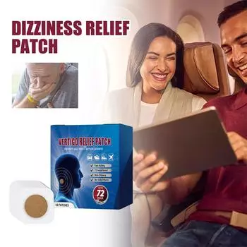Наклейки от укачивания, снимающие головокружение, головную боль, морскую болезнь, медицинский рвотный пластырь P O0C7 blue-10pcs