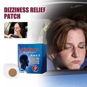 Наклейки от укачивания, снимающие головокружение, головную боль, воздушную болезнь, рвотный пластырь, Med H3H1 blue-10pcs
