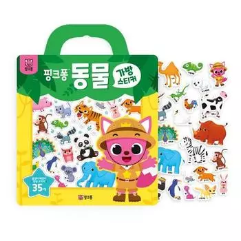 Наклейки Pinkfong, животные, умная учеба, корейские игрушки
