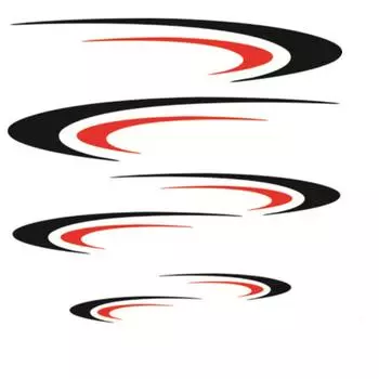 Наклейки-полосы для автодомов, жилых прицепов, прицепов (С обеих сторон), Набор виниловых графических элементов, наклейки для автомобиля