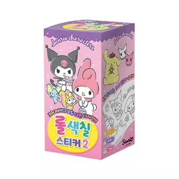 Наклейки-раскраски Sanrio Characters Roll 2
