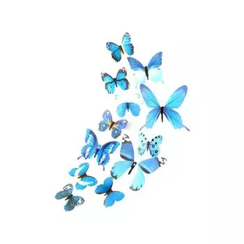 Наклейки с бабочками, искусство, украшение красочной гостиной, 3D-фон, украшение для дома, самодельная наклейка, наклейки на стены в помещении, обои жёлтый