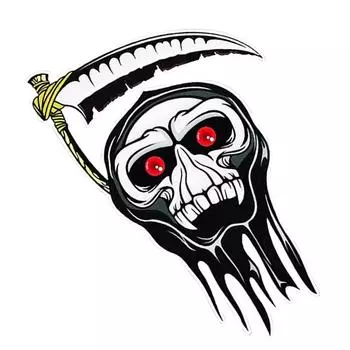 Наклейки с черепами для окон автомобиля, светоотражающие наклейки, наклейка на бампер автомобиля со скелетом, забавная светоотражающая наклейка на автомобиль с черепом для автомобиля