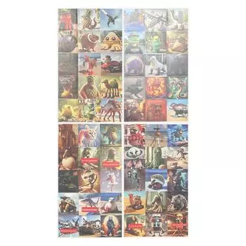 Наклейки с героями мультфильмов, милые наклейки в стиле аниме, милые наклейки из водонепроницаемого винила, гитары для ноутбуков, бутылки с водой, багаж, велосипеды One Size