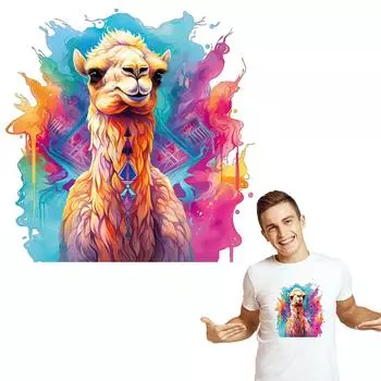 Наклейки с изображением животных, модные полоски, термопресс, аппликация на джинсы, аксессуар «сделай сам», наклейка с утюгом на патче