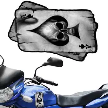 Наклейки с покерными картами Наклейки на Хэллоуин для окон автомобиля Наклейки с изображением пикового туза и черепа Наклейки с изображением покерного зомби france