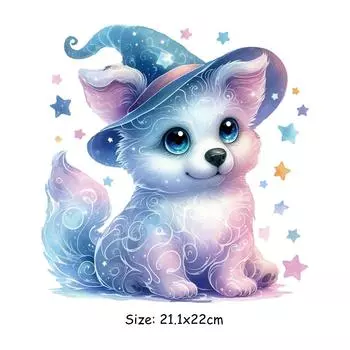 Наклейки с термонаклейками Shine Cat Наклейки Футболки Parches Ropa Термопресс Аппликации Diy Толстовки Наклейки для одежды Термонаклейки