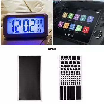 Наклейки с затемнением, 8x4 дюйма, черные наклейки, блокирующие свет, ПВХ