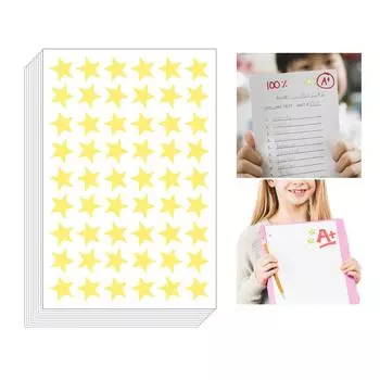 Наклейки со звездами, разноцветные звезды, мини-наклейки для учителей, скрапбукинг, звезды для поделок, блестящее искусство и ремесло 5