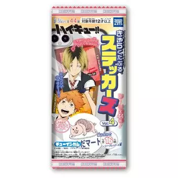 Наклейки TAKARATOMY Haikyuu Chara Kutaru 20 штук Candy ARTS Vol.4 Игрушка/Жвачка