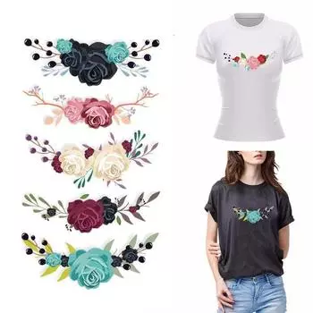 Наклейки Значки Для Тканевой Сумки Футболки Утюжок На Заплатке Одежды Нашивки Термоперенос Наклейки Аппликация разноцветный