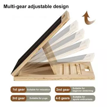 Наклонная доска для растяжки икр, регулируемая наклонная доска для физиотерапии для мужчин и женщин, тренировки в домашнем тренажерном зале, приседания, клин, тренировка мобильности, носилки для голеностопного сустава A