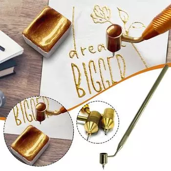 Наклонная ручка для рисования с тонкими линиями Ручка-писатель для жидкости Писатель-аппликатор для краски 0.5mm