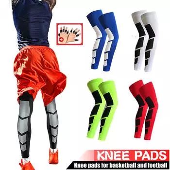 Наколенник, эластичные наколенники для суставов, компрессионные рукава для ног, защита для бега, баскетбола, фитнеса, бандажи, аксессуары M