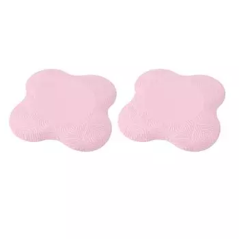 Наколенник для тренировок Толстый Мягкий Противоскользящий Портативный Защита суставов Поддержка колена Подушка для локтей розовый