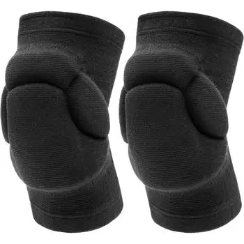 Наколенник для волейбола, нескользящий, утолщенный, антистолкновительный, спортивный, эластичный, дышащий, идеальный для танцев, футбола, пешего туризма, баскетбола small чёрный