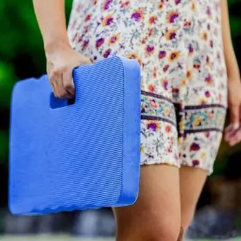 Наколенник из ЭВА, 4 см, очень толстый пенопласт, садовый наколенник для детской ванны, тренировка, йога, садоводство, наколенник, амортизирующий напольный коврик чёрный