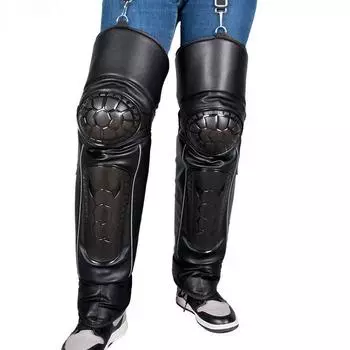 Наколенники для езды на мотоцикле, теплые и холодостойкие, полностью шерстяные, утолщенные наколенники для езды на открытом воздухе, на зиму