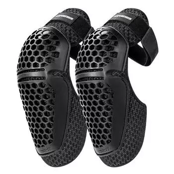 Наколенники для мотоцикла, байкерская защита, защита от падения, снаряжение для мотоциклиста, защита ног для мотоцикла, удобные дышащие мужские и женские чёрный