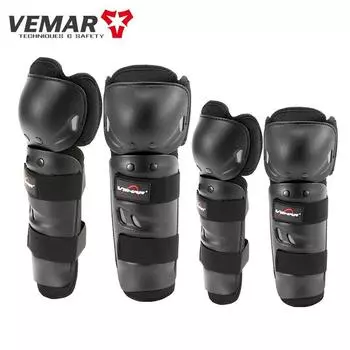 Наколенники для мотоциклов VEMAR Защитное снаряжение для бездорожья от падения чёрный