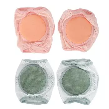 Наколенники для ползания, противоскользящие, утолщающиеся, детские наколенники для ползания для младенцев Bean Green