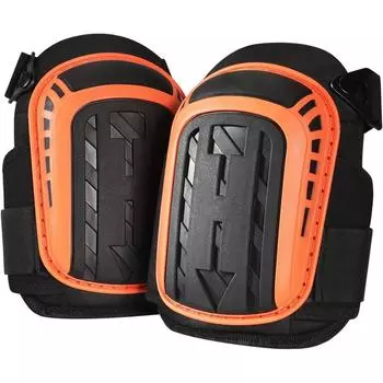 Наколенники для работы - наколенники для тяжелых условий эксплуатации с гелевой подушкой и противоскользящими ремнями - строительство, напольные покрытия, садоводство, уборка, плитка one-size