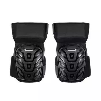 Наколенники для работы с улучшенными регулируемыми двойными ремнями для бедер и голеней, прочным корпусом, мягкой пенопластовой подкладкой и гелевой подушкой