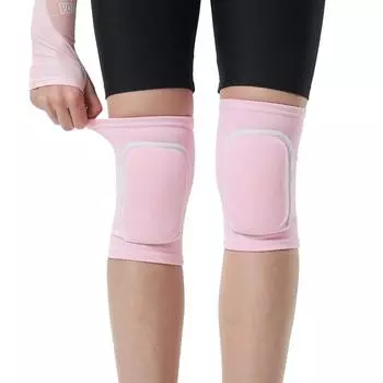 Наколенники для волейбола для танцоров, мужчин, женщин, детей, мягкие, дышащие, защитные наколенники для футбола, танцев, йоги, тенниса, бега, велоспорта S чёрный