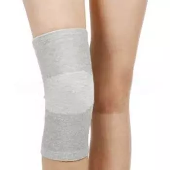 Наколенники из бамбукового угля с четырехсторонними подпрыгивающими наколенниками для упражнений, обеспечивающими тепло, устойчивость к холоду и утолщенные наколенники S