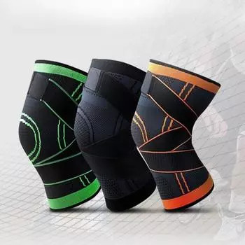 Наколенники Компрессионные наколенники Поддержка коленного сустава Спортивный волейбол Тренажерный зал Спортивное защитное снаряжение M чёрный