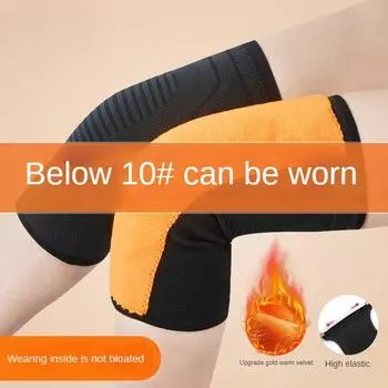 Наколенники, теплые наколенники, бархат для старых холодных суставов ног, женская внутренняя одежда для езды на велосипеде и ветрозащита, мужская защита от зимнего ветра S