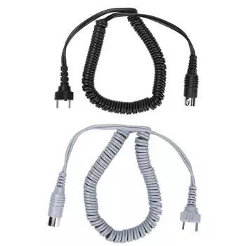 Наконечник для дрели для ногтей Шнур Силовой кабель Электрическая дрель для ногтей Аксессуары для маникюрных машин Gray