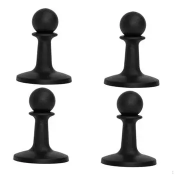 Наконечник для колышка, наконечник для шеста, захват для прочного тента, для пешего туризма, альпинизма, гамака чёрный