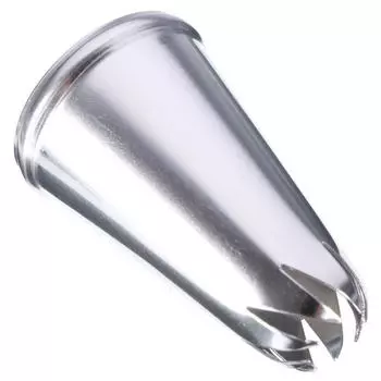 Наконечник из нержавеющей стали с 6 зубцами в форме розы