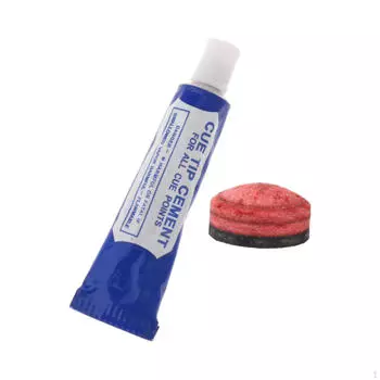 Наконечник кия для бильярдного пула с клеем 16 г. Легко наносится, быстросохнущая клюшка, красный цвет. 11mm