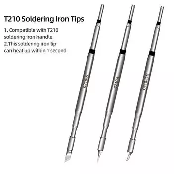 Наконечник паяльника C210 C210-I/IS/K для сварки JBC C210 T26D Ручка для сварочного стола Быстронагревающийся наконечник C210-K 1PCs