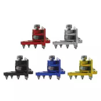 Наконечник педали тормоза мотоцикла из алюминиевого сплава, универсальный рычаг заднего тормоза, сменный наконечник для CRF-/KLX/YZF серебряный