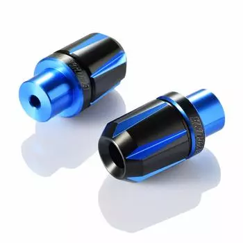 Наконечник руля мотоцикла Daytona PREMIUM ZONE для Yamaha Blue Scratch Type 95195 (М16) синий