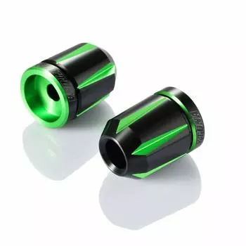Наконечник руля мотоцикла Daytona PREMIUM ZONE для Kawasaki Scratch Type Lime Green 93137 (M8) зелёный
