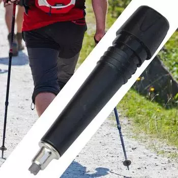 Наконечник треккинговой палки, высокая твердость, высокая стабильность, детали треккинговой палки, вольфрамовая сталь, походная палка, вольфрамовая головка, наконечник для персонала, принадлежности для альпинизма A